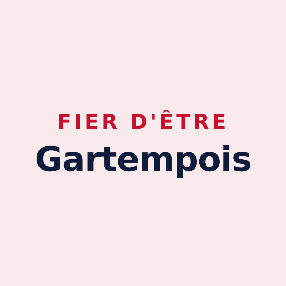 Magnet « Fier d'être Gartempois » — design pour Gartempe