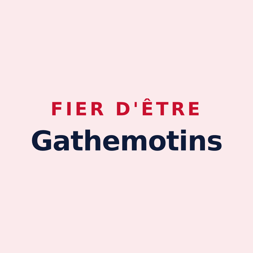 Magnet « Fier d'être Gathemotins » — design pour Gathemo