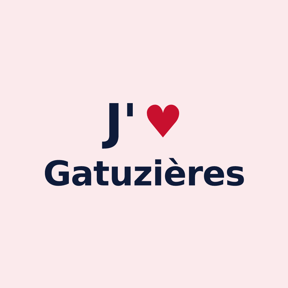 Magnet personnalisé Gatuzières — design J'aime Gatuzières