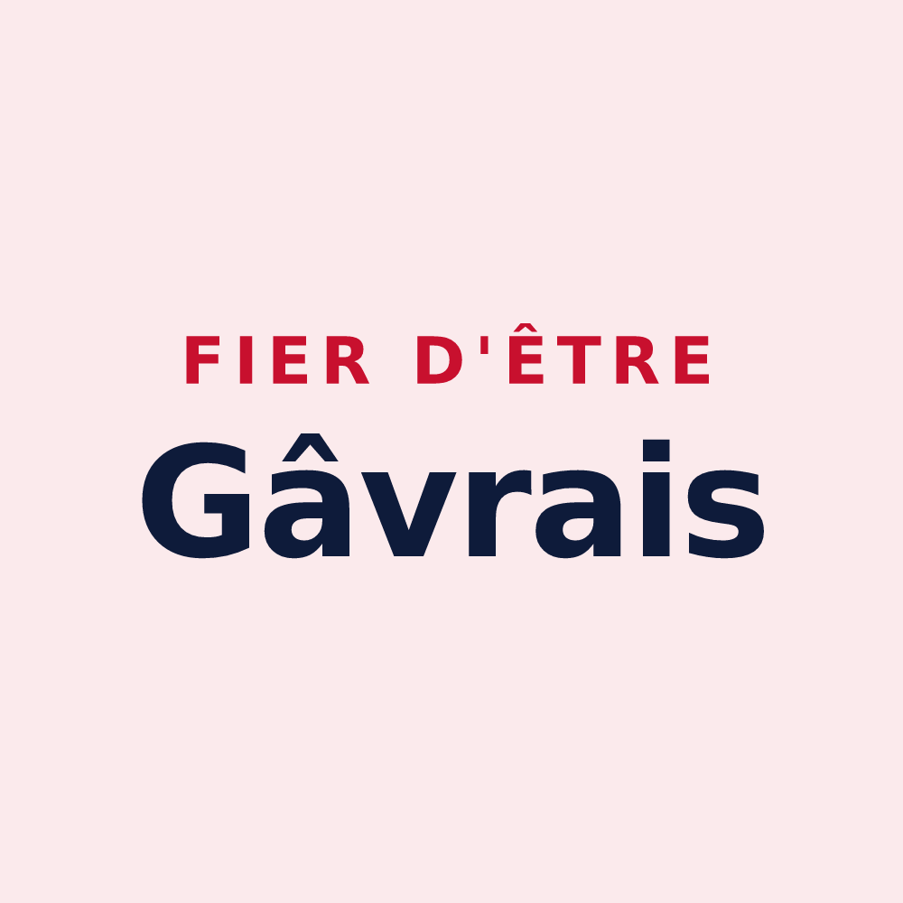 Magnet « Fier d'être Gâvrais » — design pour Gâvres