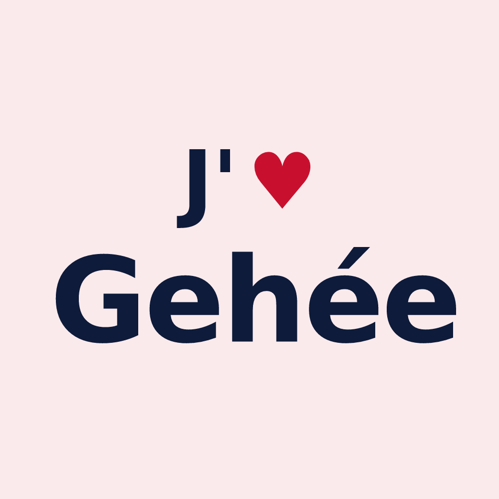 Magnet personnalisé Gehée — design J'aime Gehée