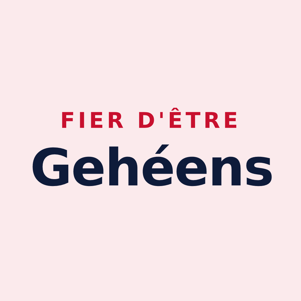 Magnet « Fier d'être Gehéens » — design pour Gehée