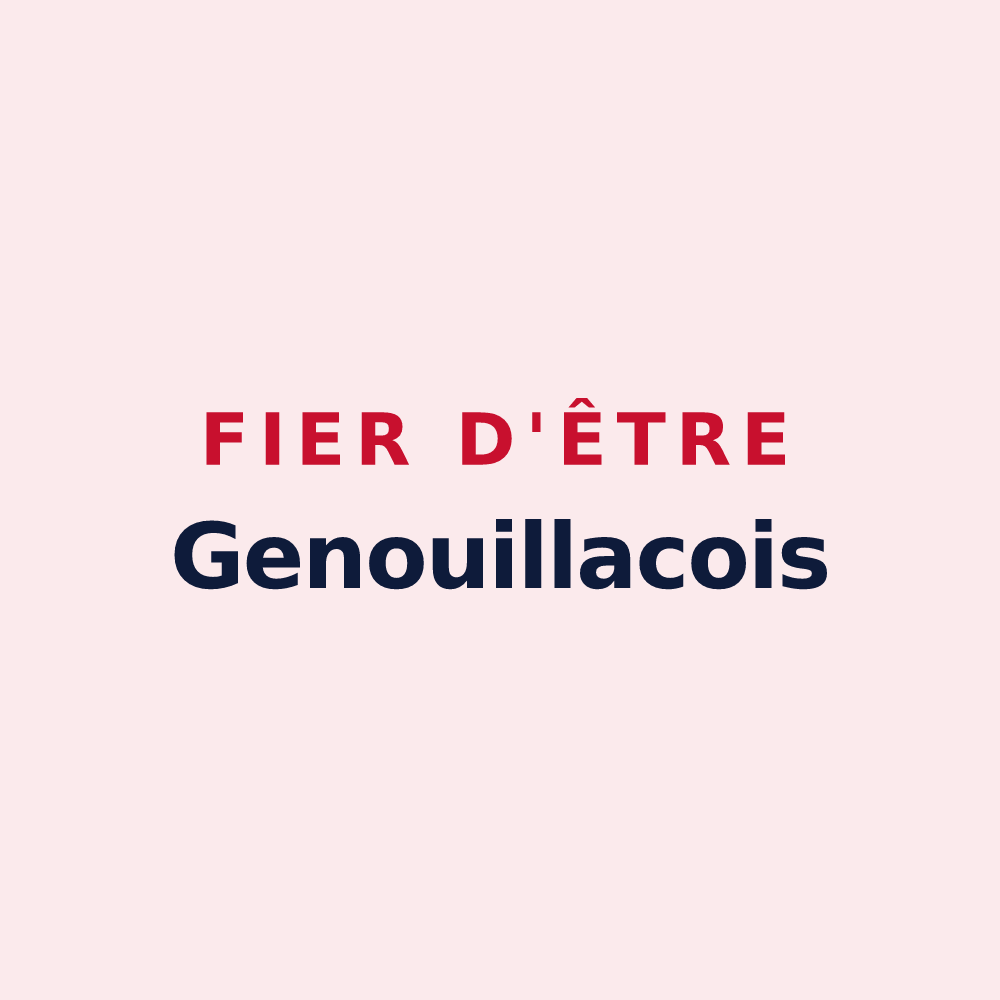 Magnet « Fier d'être Genouillacois » — design pour Genouillac