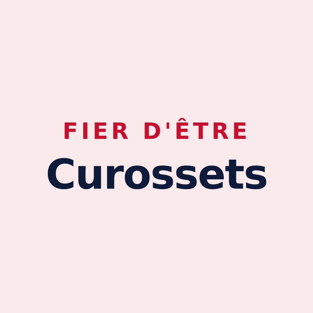 Magnet « Fier d'être Curossets » — design pour Géovreisset