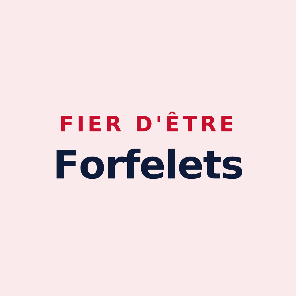 Magnet « Fier d'être Forfelets » — design pour Gerbépal