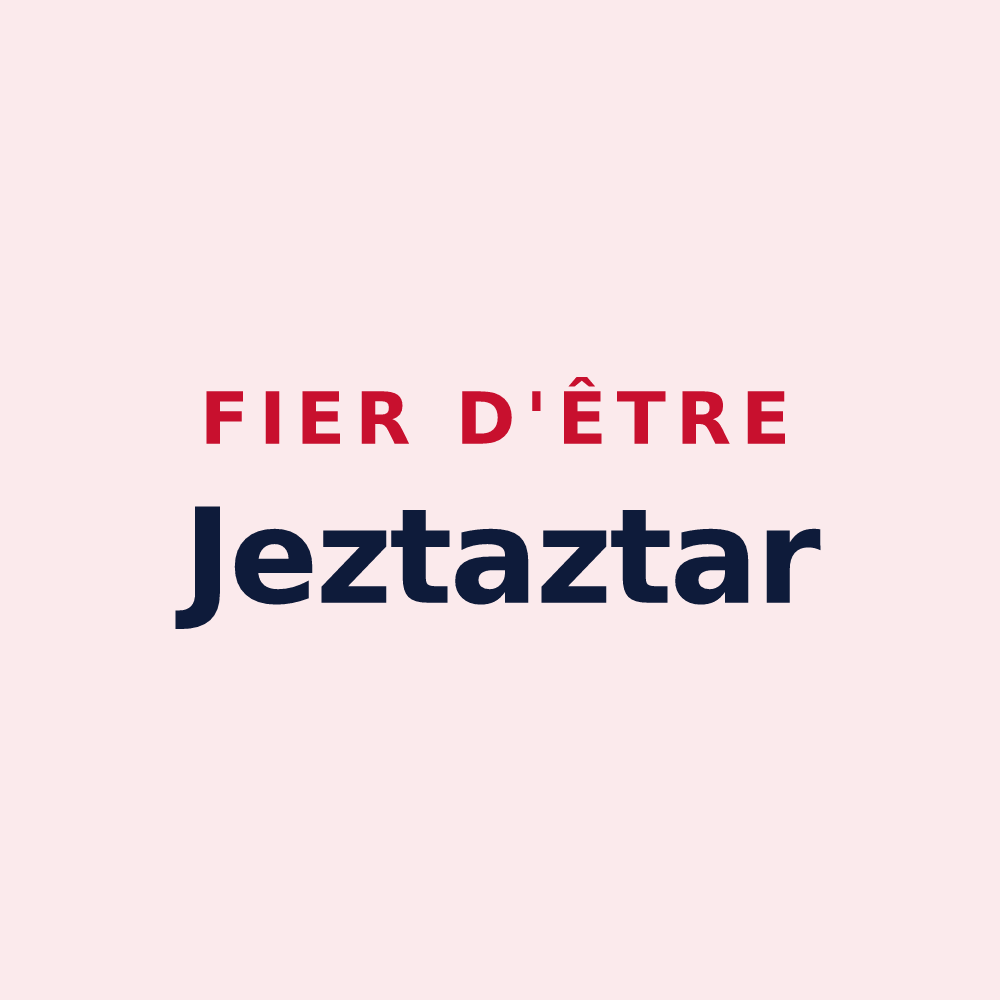 Magnet « Fier d'être Jeztaztar » — design pour Gestas