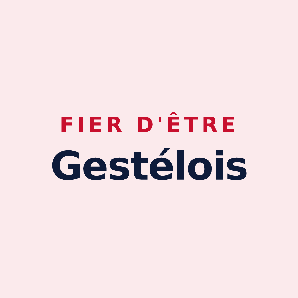 Magnet « Fier d'être Gestélois » — design pour Gestel