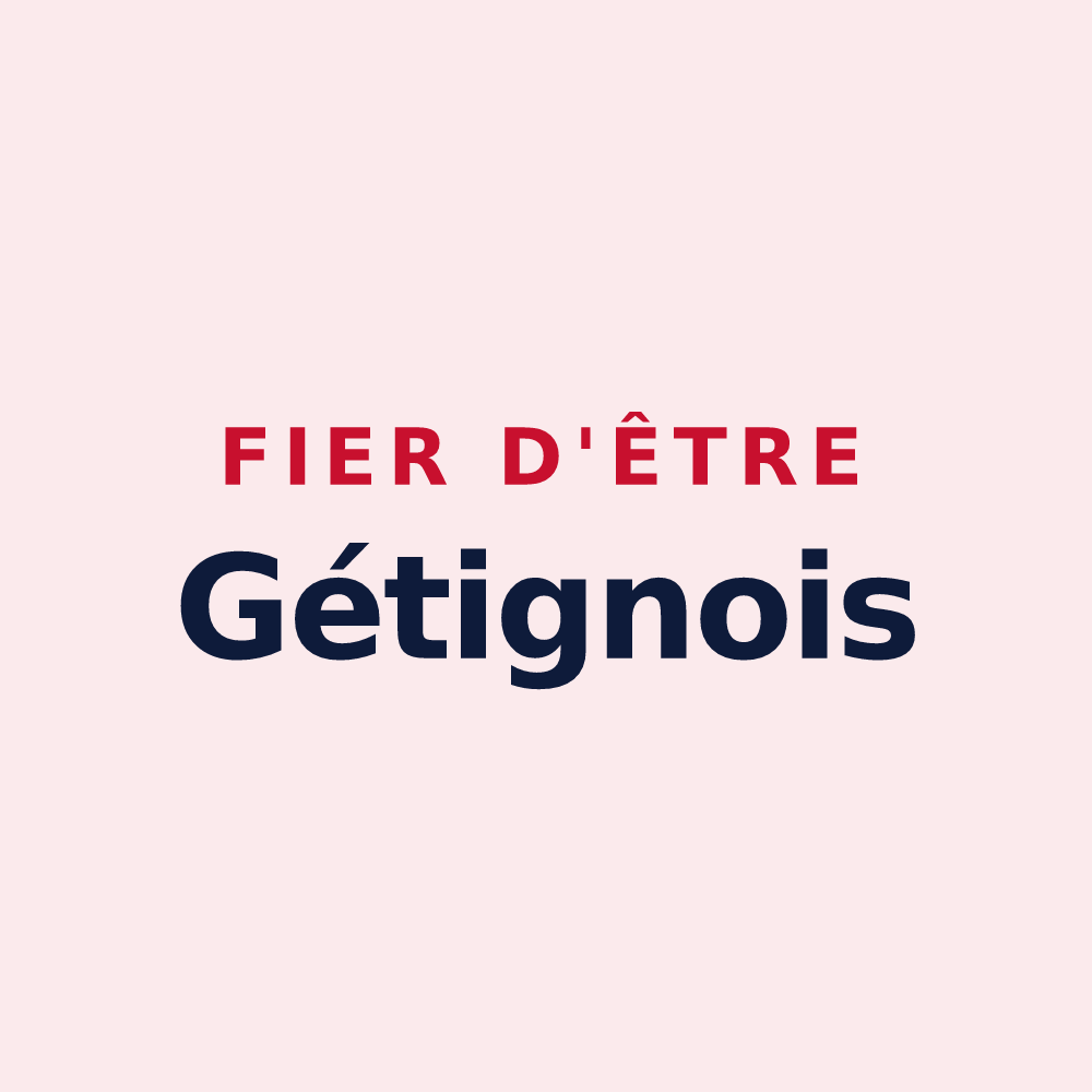 Magnet « Fier d'être Gétignois » — design pour Gétigné