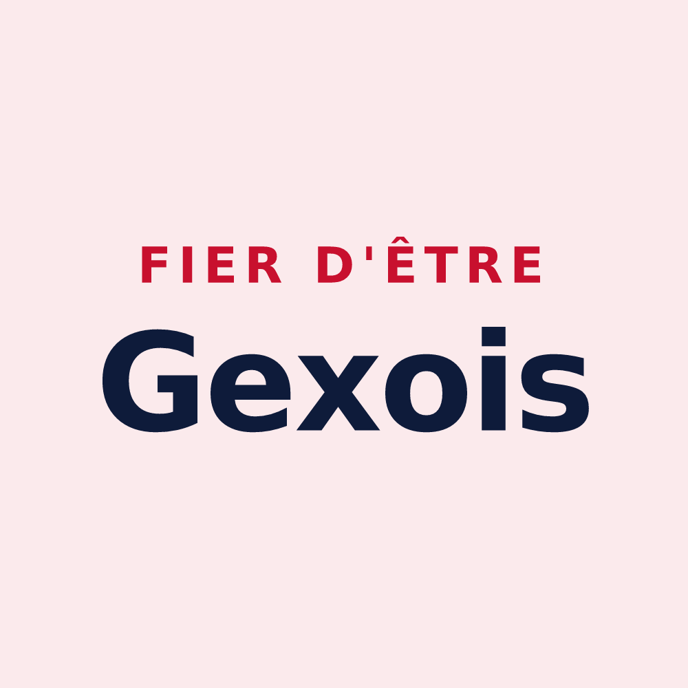 Magnet « Fier d'être Gexois » — design pour Gex