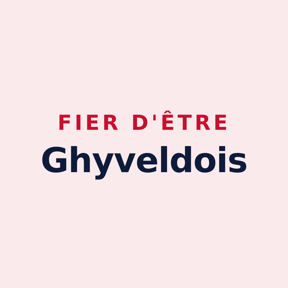 Magnet « Fier d'être Ghyveldois » — design pour Ghyvelde