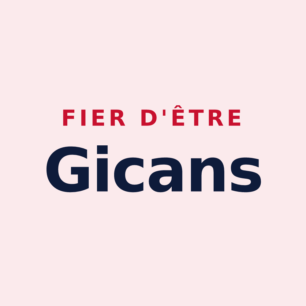Magnet « Fier d'être Gicans » — design pour Giez