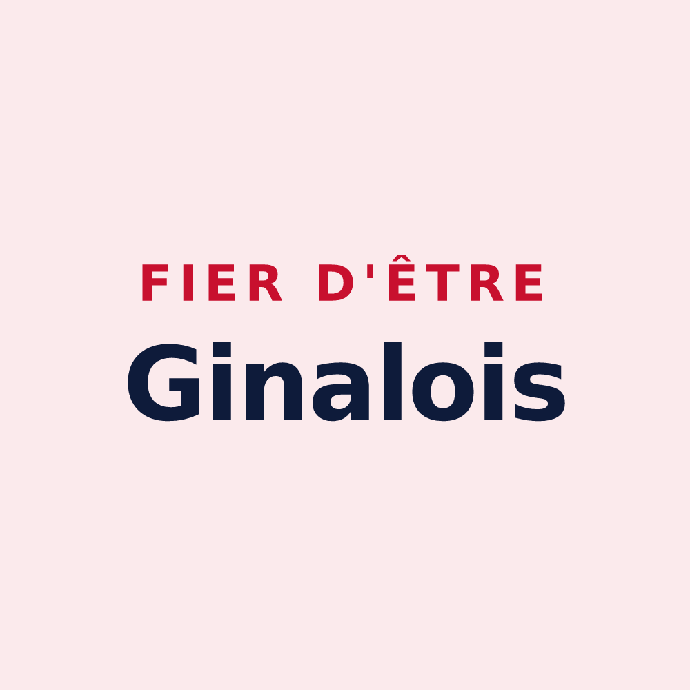 Magnet « Fier d'être Ginalois » — design pour Ginals