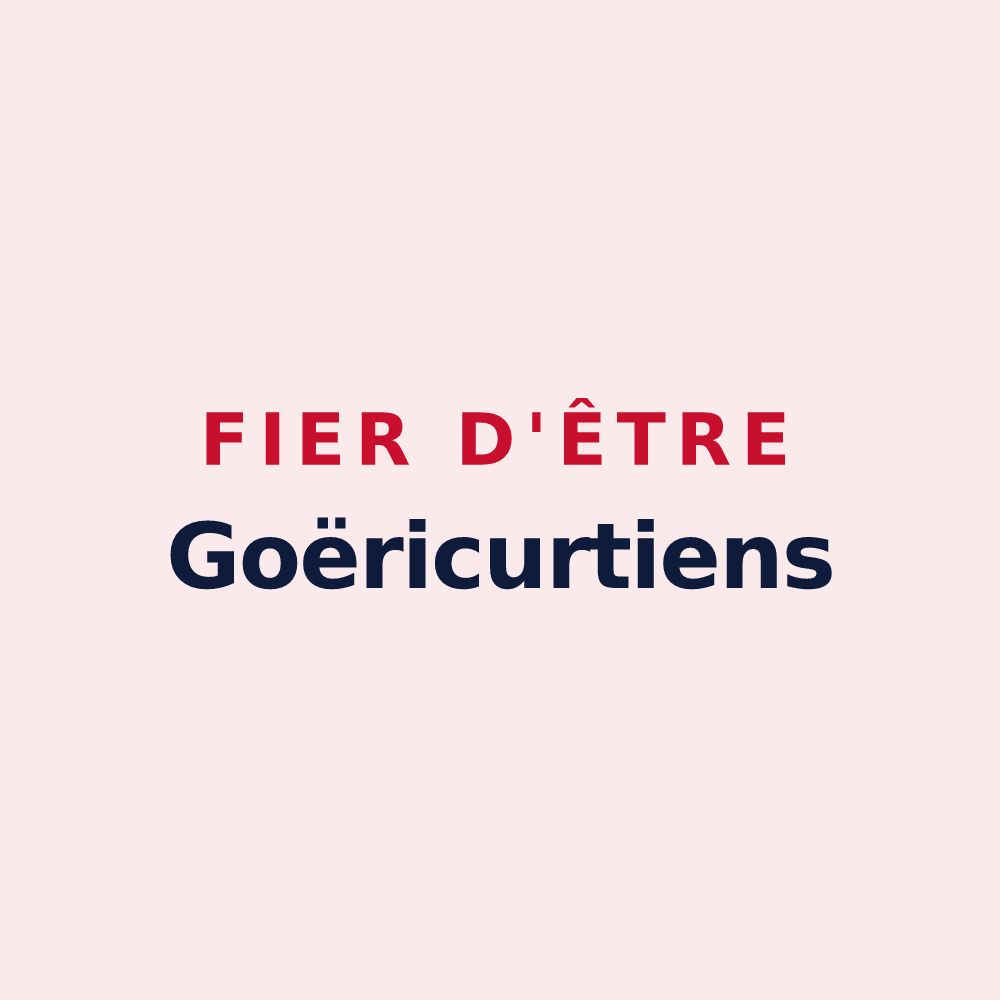 Magnet « Fier d'être Goëricurtiens » — design pour Girecourt-sur-Durbion