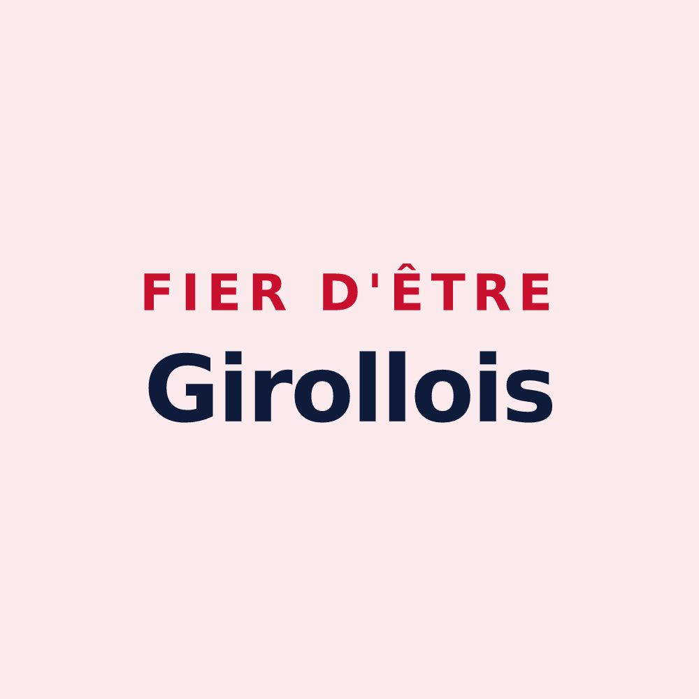 Magnet « Fier d'être Girollois » — design pour Girolles