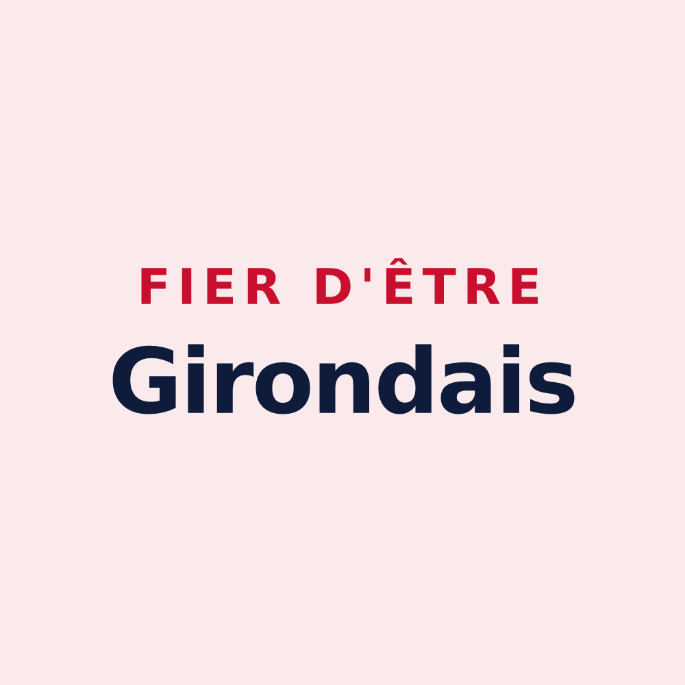 Magnet « Fier d'être Girondais » — design pour Gironde-sur-Dropt