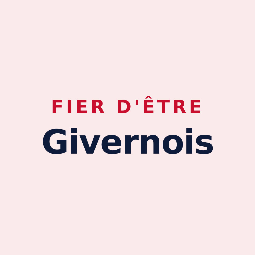 Magnet « Fier d'être Givernois » — design pour Giverny