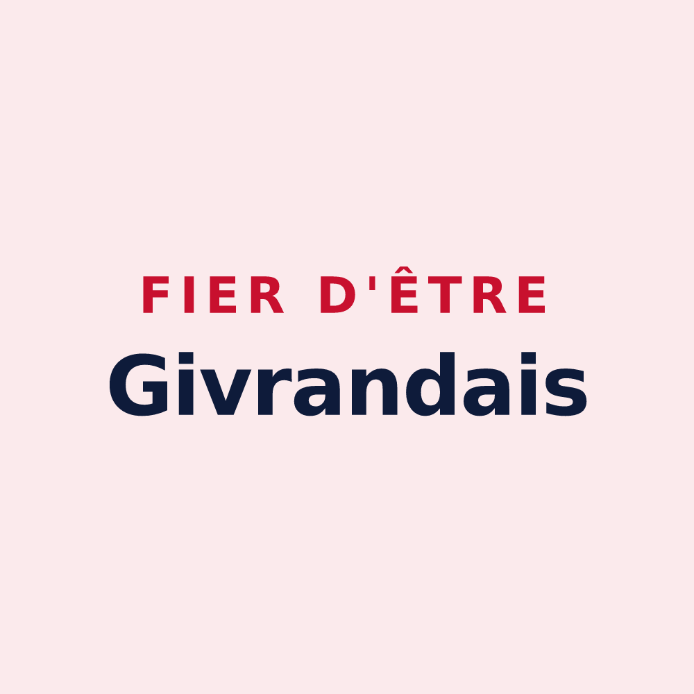 Magnet « Fier d'être Givrandais » — design pour Givrand
