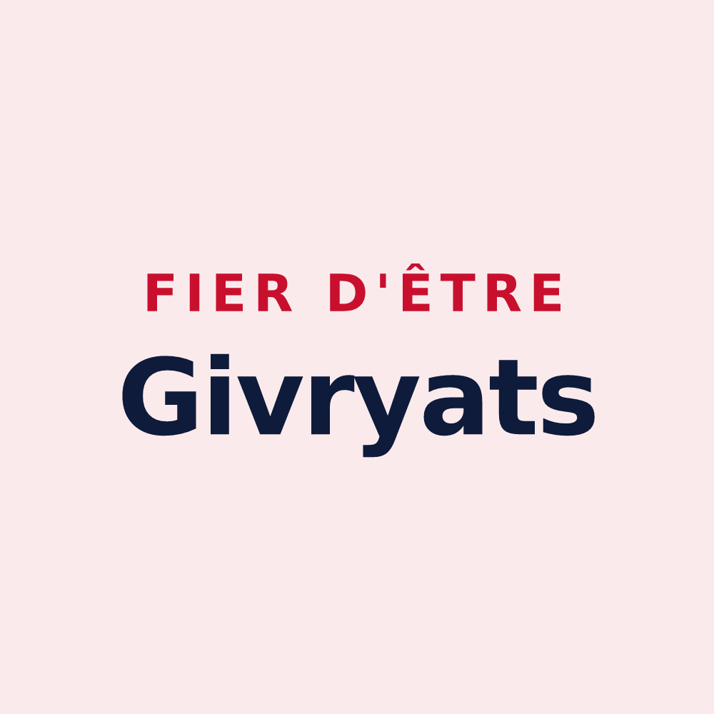 Magnet « Fier d'être Givryats » — design pour Givry-lès-Loisy