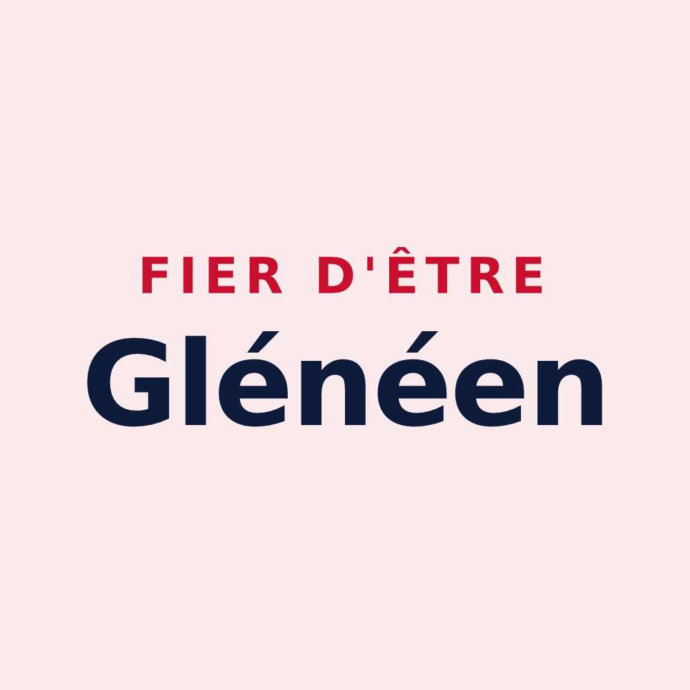 Magnet « Fier d'être Glénéen » — design pour Glénay