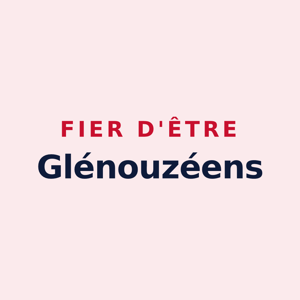Magnet « Fier d'être Glénouzéens » — design pour Glénouze
