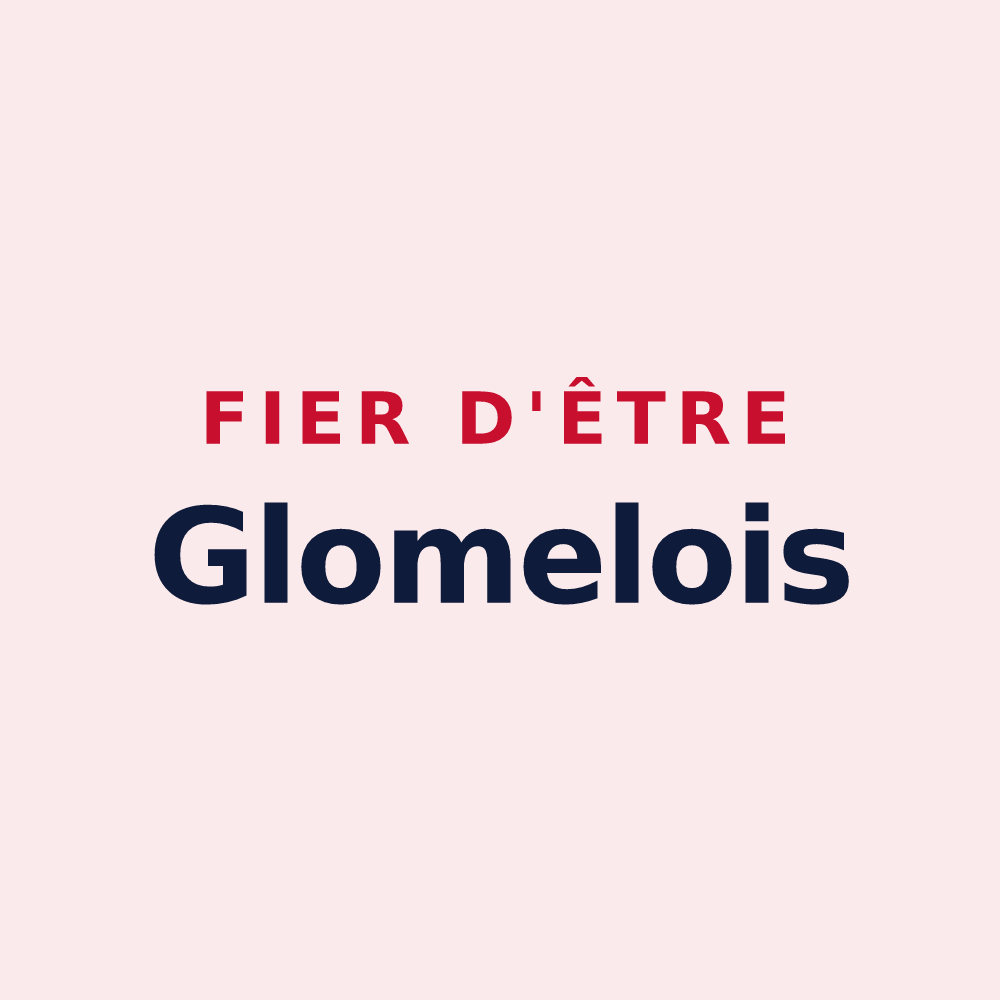 Magnet « Fier d'être Glomelois » — design pour Glomel