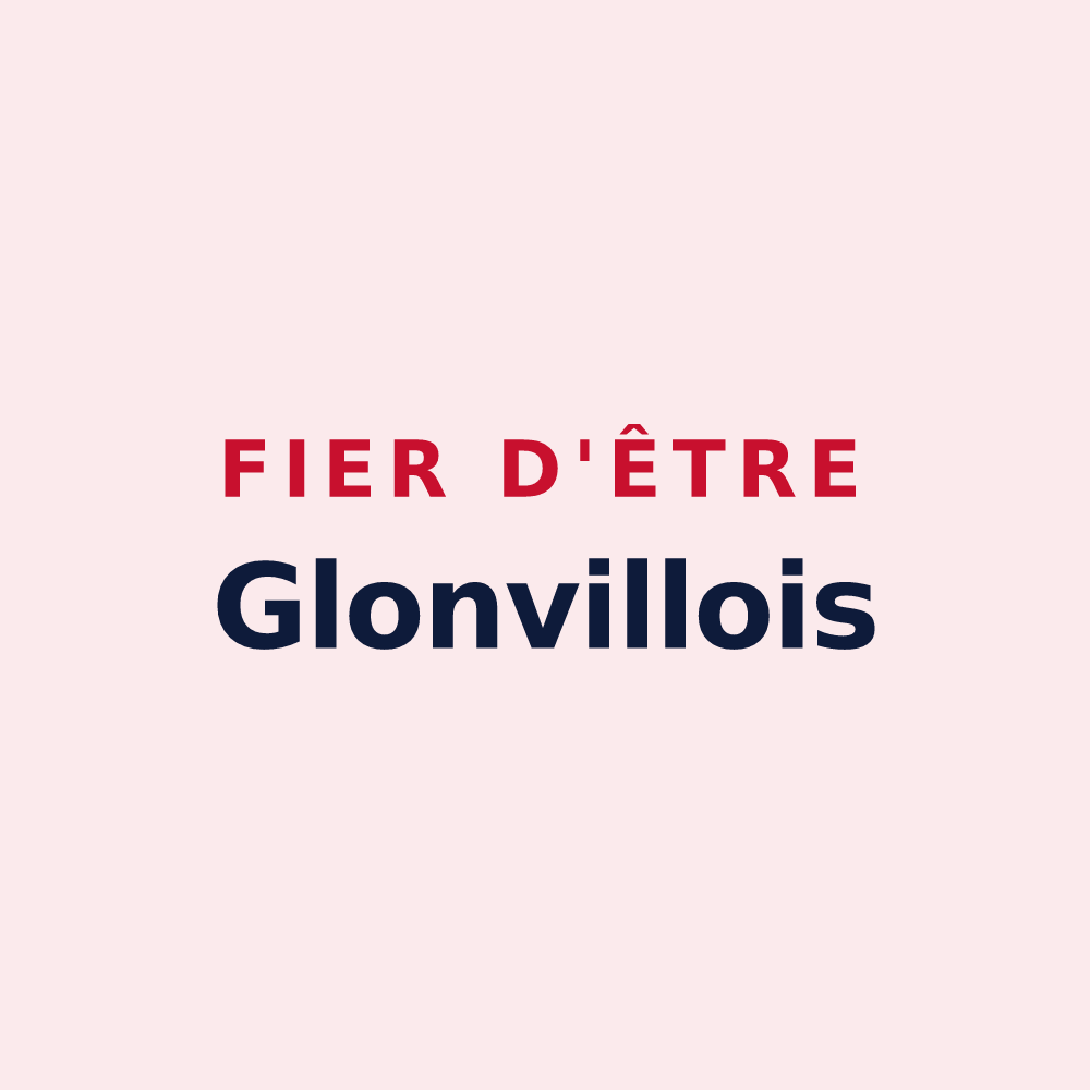 Magnet « Fier d'être Glonvillois » — design pour Glonville