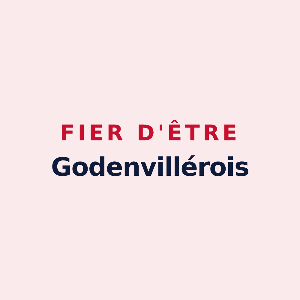 Magnet « Fier d'être Godenvillérois » — design pour Godenvillers