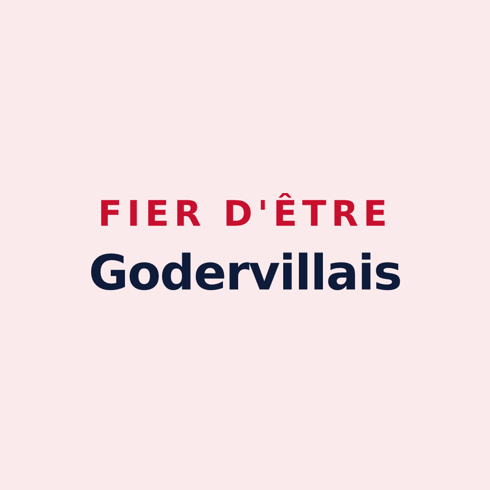 Magnet « Fier d'être Godervillais » — design pour Goderville