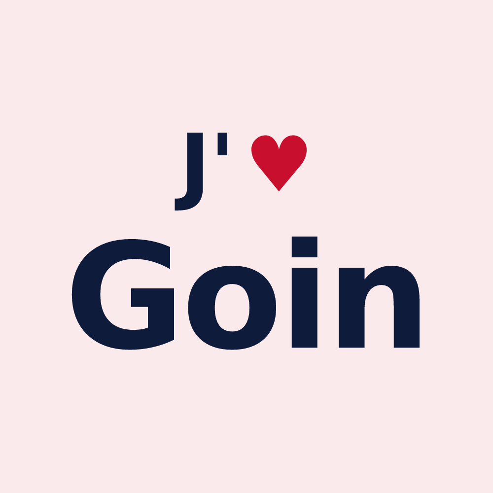 Magnet personnalisé Goin — design J'aime Goin