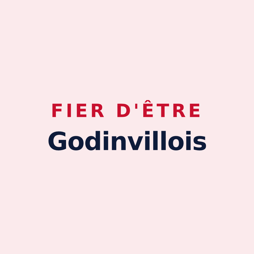 Magnet « Fier d'être Godinvillois » — design pour Goin