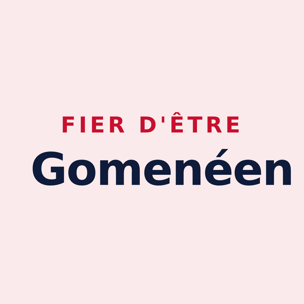 Magnet « Fier d'être Gomenéen » — design pour Gomené
