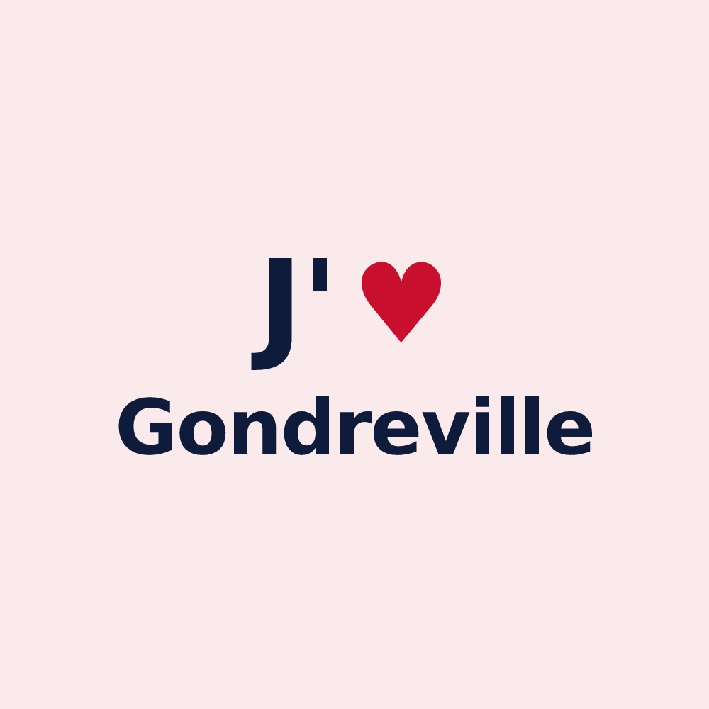 Magnet personnalisé Gondreville — design J'aime Gondreville