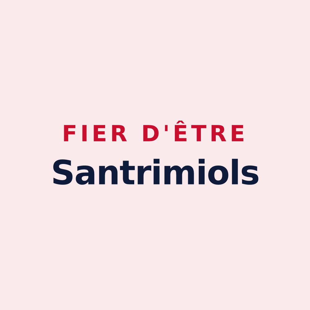 Magnet « Fier d'être Santrimiols » — design pour Gorges du Tarn Causses