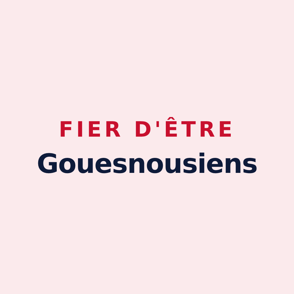 Magnet « Fier d'être Gouesnousiens » — design pour Gouesnou