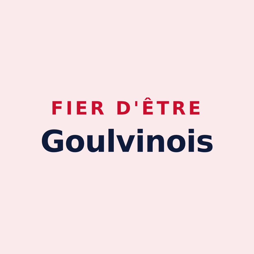 Magnet « Fier d'être Goulvinois » — design pour Goulven
