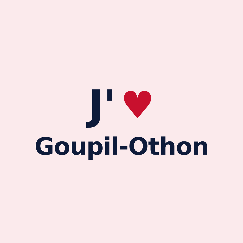 Magnet personnalisé Goupil-Othon — design J'aime Goupil-Othon
