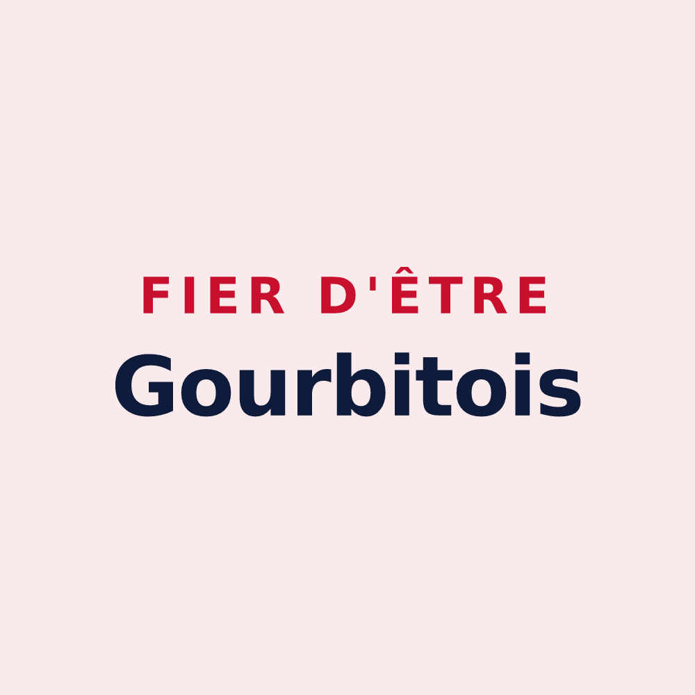 Magnet « Fier d'être Gourbitois » — design pour Gourbit