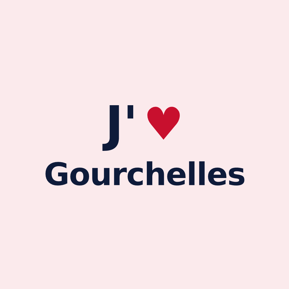 Magnet personnalisé Gourchelles — design J'aime Gourchelles
