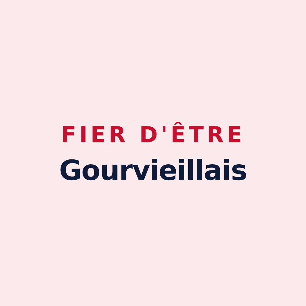 Magnet « Fier d'être Gourvieillais » — design pour Gourvieille