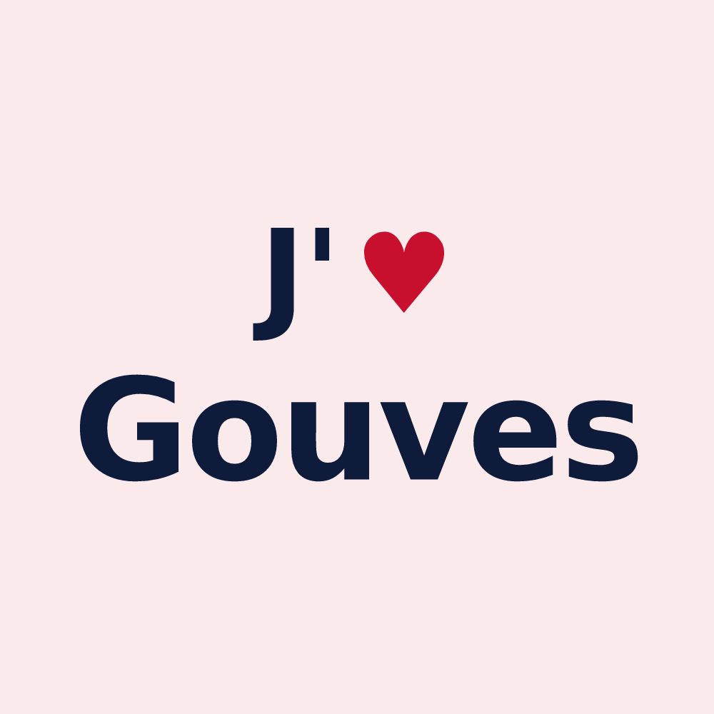 Magnet personnalisé Gouves — design J'aime Gouves