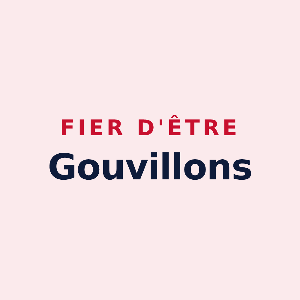 Magnet « Fier d'être Gouvillons » — design pour Gouvets