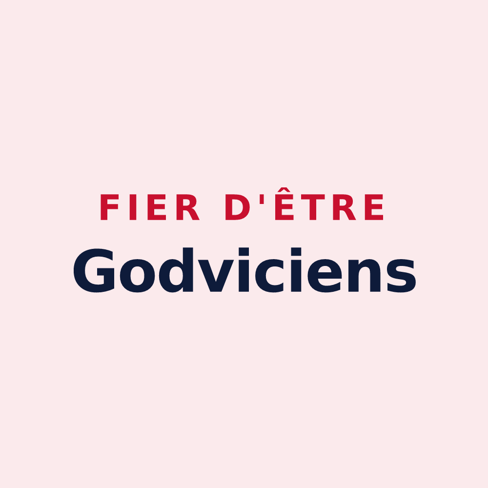 Magnet « Fier d'être Godviciens » — design pour Gouvieux