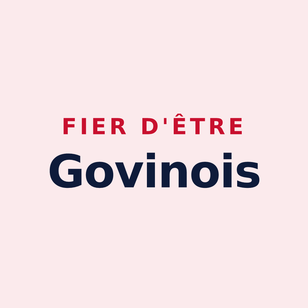 Magnet « Fier d'être Govinois » — design pour Gouy-en-Artois