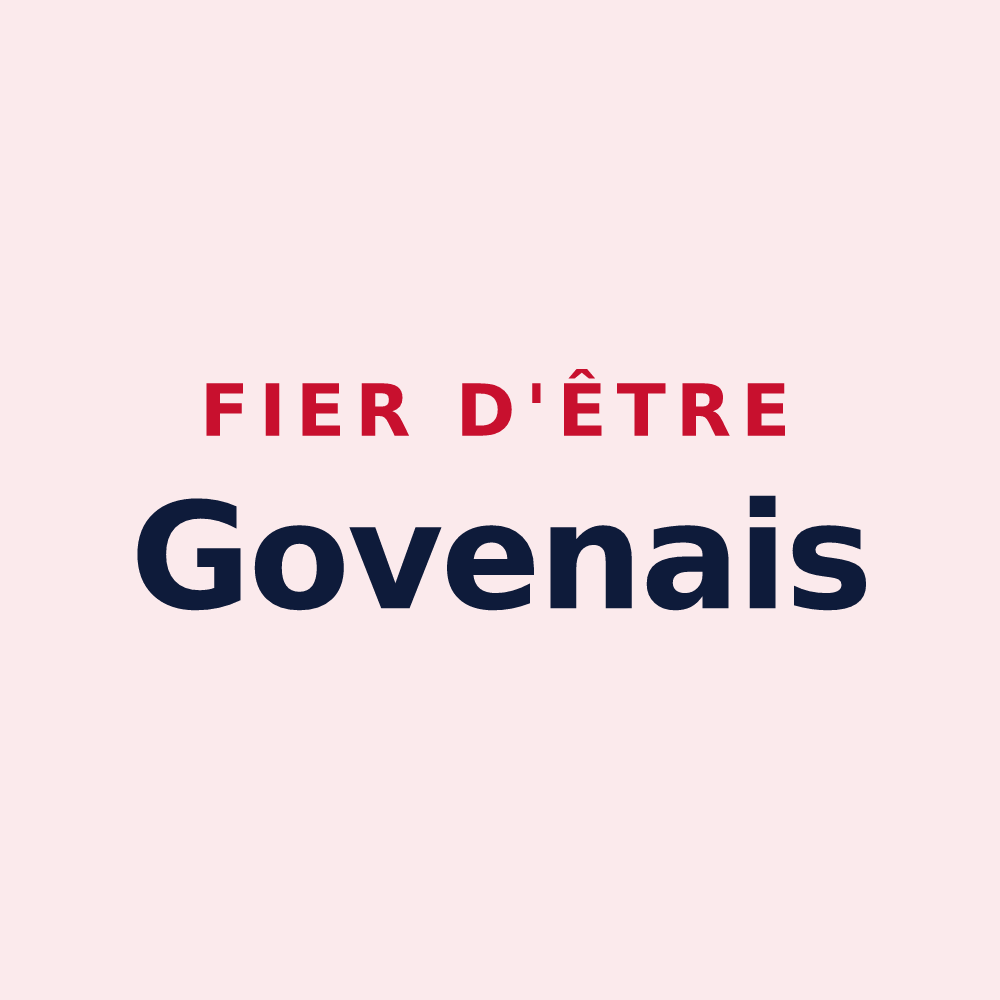Magnet « Fier d'être Govenais » — design pour Goven