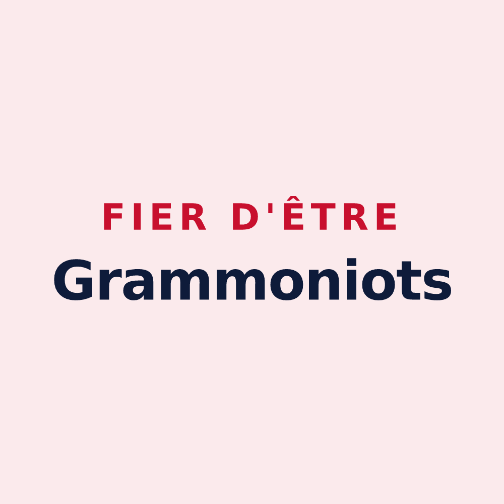 Magnet « Fier d'être Grammoniots » — design pour Grammond