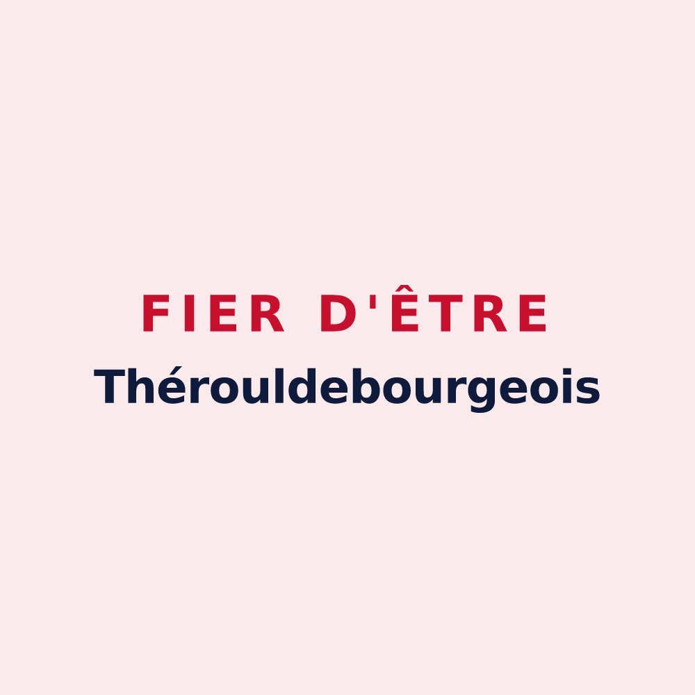 Magnet « Fier d'être Thérouldebourgeois » — design pour Grand Bourgtheroulde
