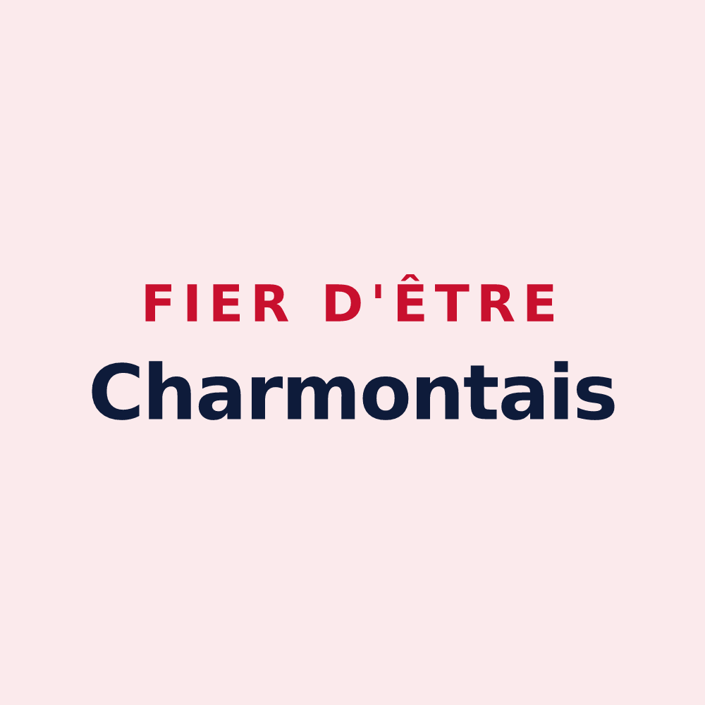 Magnet « Fier d'être Charmontais » — design pour Grand-Charmont