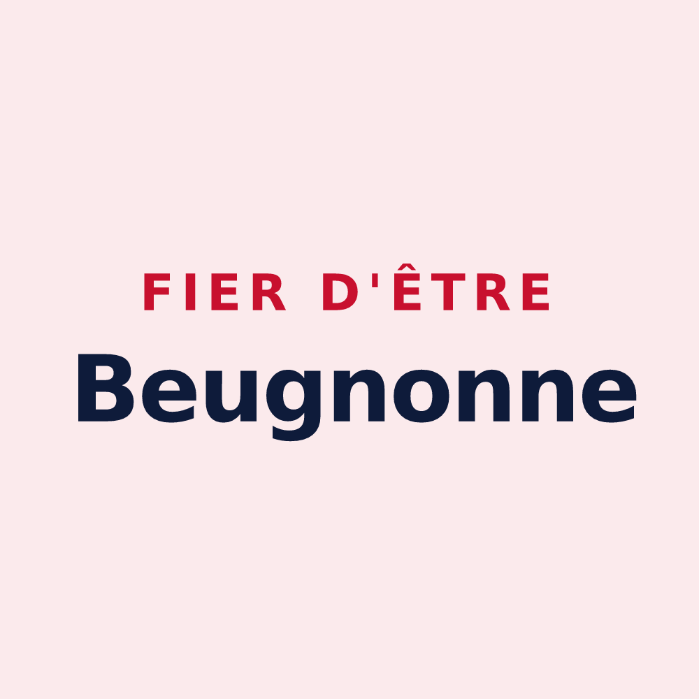 Magnet « Fier d'être Beugnonne » — design pour Grand'Combe-Châteleu