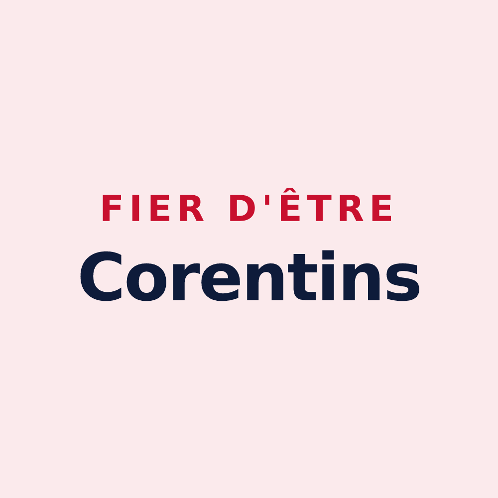 Magnet « Fier d'être Corentins » — design pour Grand-Corent