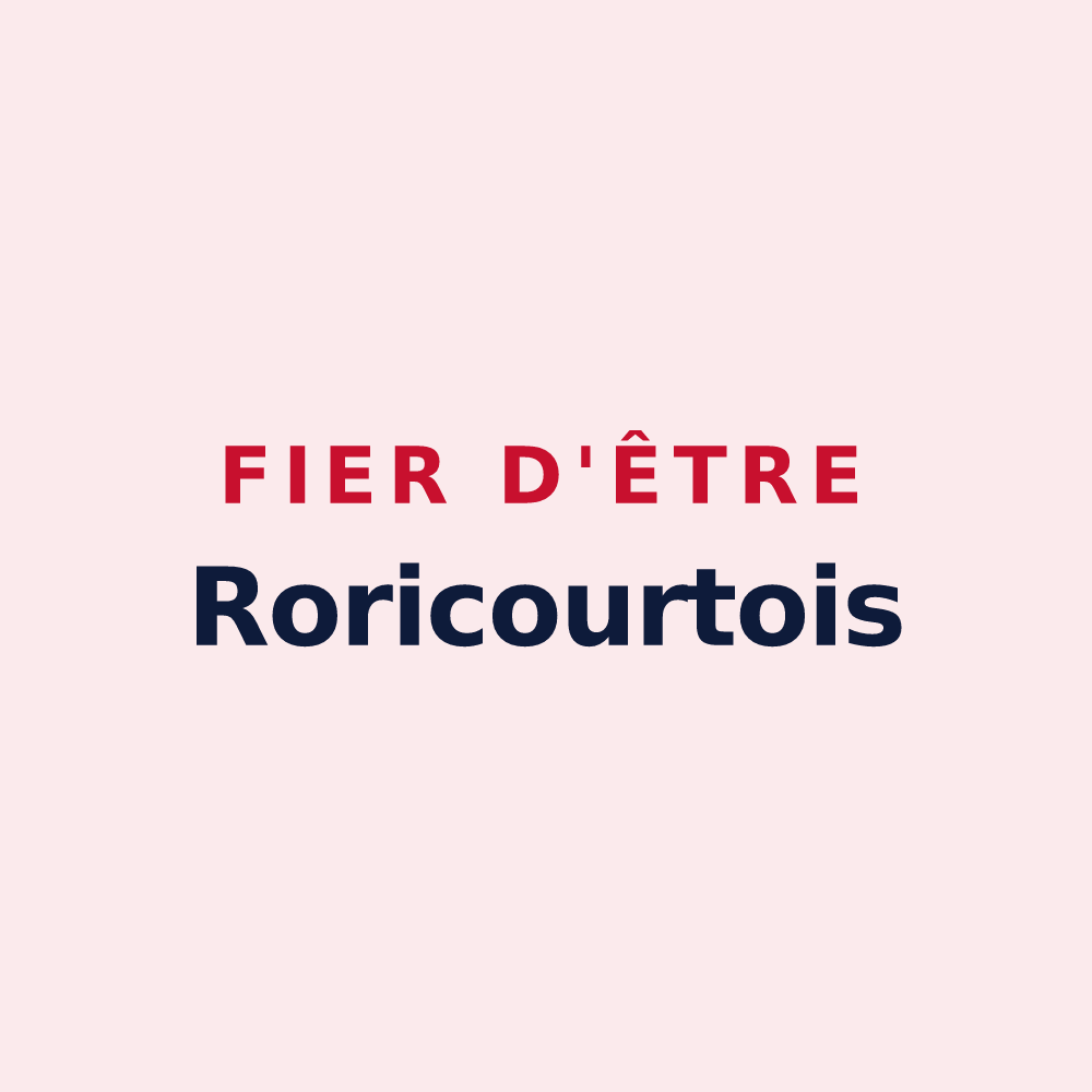 Magnet « Fier d'être Roricourtois » — design pour Grand-Rullecourt